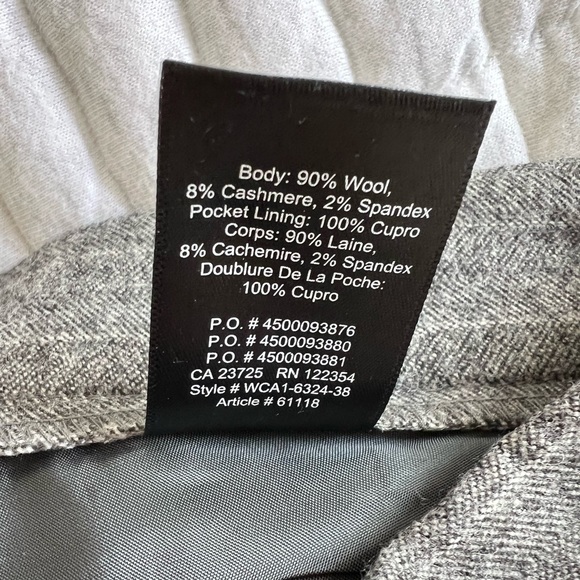 Babaton Pleated Wool Pants - Picture 3 of 4